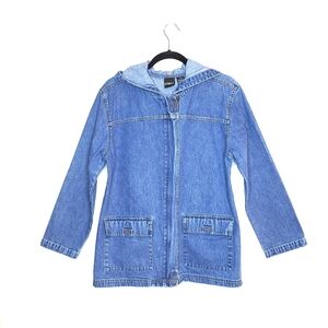 Erika denim jacket. Blur, Size Small.